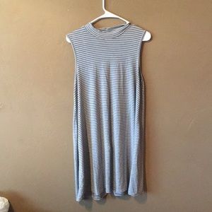 Wet Seal Grey and Black High Neck Swing Dress XL
